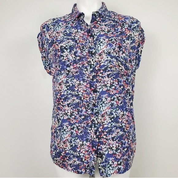 Rails Tops - Rails Britt Tahiti Floral Rayon Button Down Top Like New✅ S/M